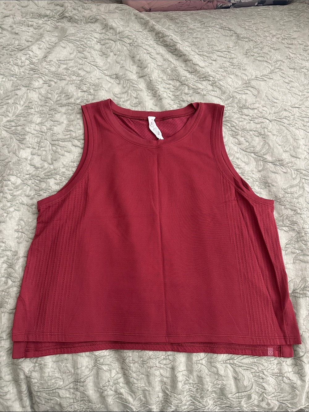 Lululemon cherry red tank